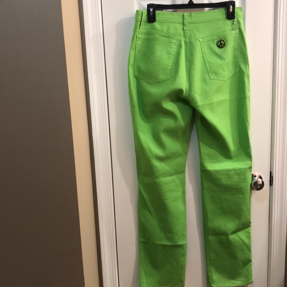 ⚡️FINAL PRICE⚡️ Moschino/Moschino Jeans Rare Vintage Lime Green Jeans - Picture 15 of 16